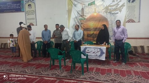 برگزاری میز خدمت در مصلی های جمعه استان بوشهر