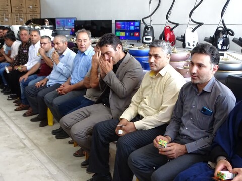 تصاویر/ حضور امام جمعه چهاربرج در جمع اصناف و کسبه این شهر