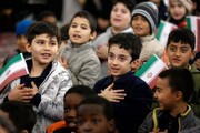 گردهمایی کودکان جهان اسلام در حرم مطهر رضوی برگزار شد