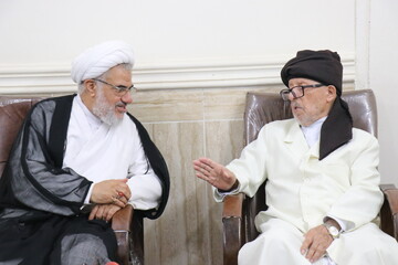 تصاویر/ دیدار نماینده ولی فقیه استان هرمزگان با عالم دینی اهل سنت