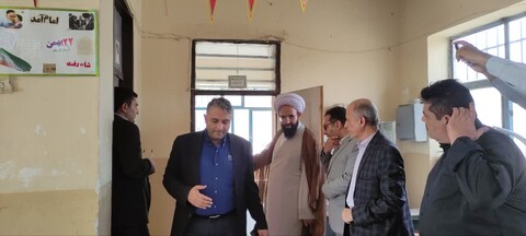 بازدید امام جمعه لیلان و مدیرکل نوسازی مدارس استان آذربایجان شرقی از مدارس لیلان و روستاهای تابعه