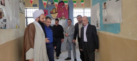 بازدید امام جمعه لیلان و مدیرکل نوسازی مدارس استان آذربایجان شرقی از مدارس لیلان و روستاهای تابعه