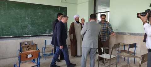 بازدید امام جمعه لیلان و مدیرکل نوسازی مدارس استان آذربایجان شرقی از مدارس لیلان و روستاهای تابعه