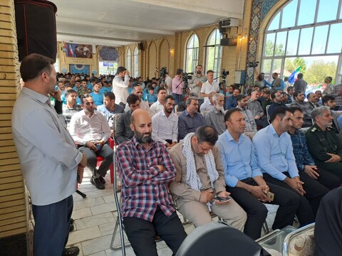 تصاویر/ افتتاح قرارگاه جهادی خدمت رسانی بسیج دانش آموزی خوی