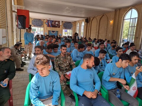 تصاویر/ افتتاح قرارگاه جهادی خدمت رسانی بسیج دانش آموزی خوی