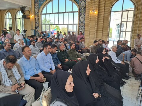 تصاویر/ افتتاح قرارگاه جهادی خدمت رسانی بسیج دانش آموزی خوی
