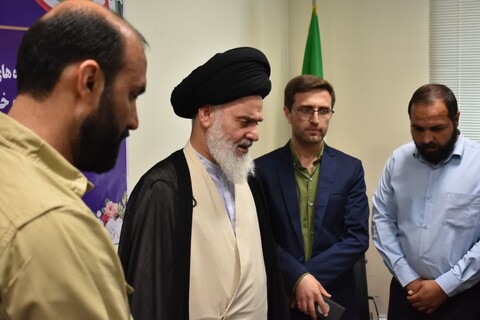 دیدار جهادی ها با آیت الله حسینی بوشهری