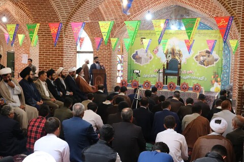 تصاویر/ آئین عمامه‌گذاری طلاب اردبیل