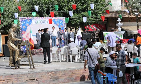 تصاویر/ جشن‏‎های غدیری در بازار تهران به میزبانی مدرسه علمیه مروی