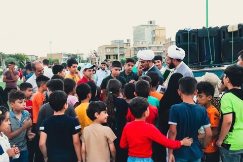 تصاویر/ برگزاری جشن عید غدیر توسط طلاب حوزه علمیه ارومیه در منطقه دیگاله