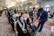 تصاویر/ مراسم ازدواج صد جوان عراقی با حمایت آستان علوی