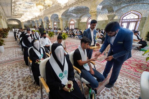 مراسم ازدواج صد جوان عراقی با حمایت آستان علوی