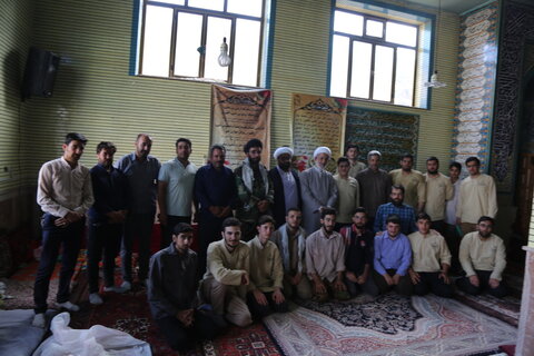 تصاویر| اردوی جهادی مدرسه علمیه امیرالمومنین(ع) تبریز در منطقه ورزقان