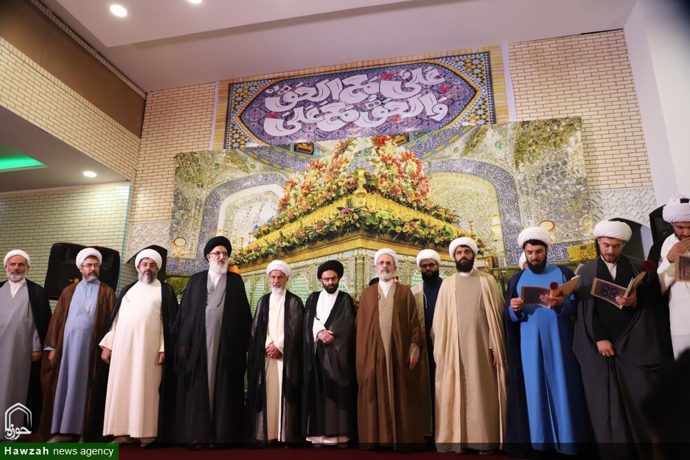 علی(ع) همچون خورشید در کلام پیامبر(ص) می درخشد | سهامداری مردم ایران در گسترش جهانی حوزههای علمیه