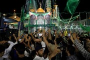 تصاویر/ شب عید غدیر حرم معصومہ قم سلام اللہ علیہا کا منظر