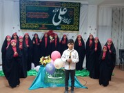 تصاویر/ جشن عید غدیر در مدرسه علمیه خواهران اهرم