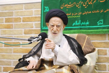 تصاویر / جشن عید غدیر و عمامه‌گذاری طلاب با حضور آیت الله العظمی شبیری زنجانی