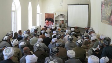 تصاویر/ اجتماع روحانیون اهل سنت پیرانشهر در محکومیت اهانت به قرآن کریم