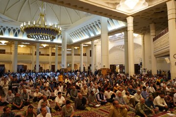 تصاویر| مراسم جشن عید غدیر در حرم مطهر احمد بن موسی(ع)