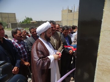 تصاویر/ رونمایی از نماد غدیر خم در شهر چهاربرج