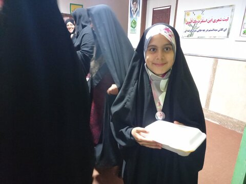 جشن عید غدیر در مدرسه علمیه خواهران اهرم