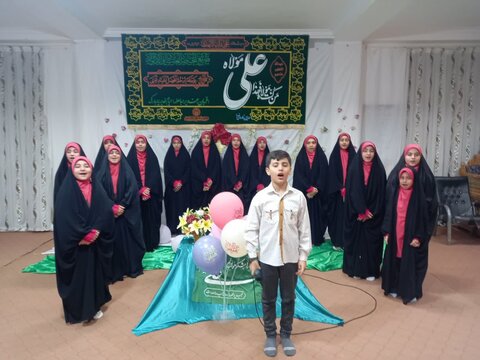 جشن عید غدیر در مدرسه علمیه خواهران اهرم
