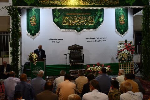 تصاویر/  مراسم عید سعید غدیر خم در بقعه شیخ نوایی خوی