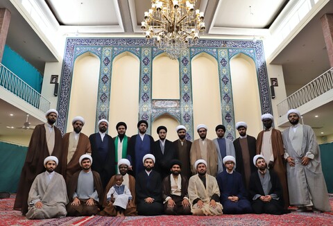 تصاویر/ مراسم عمامه‌گذاری جمعی از طلاب توسط حضرت آیت الله مکارم شیرازی در روز عید غدیر