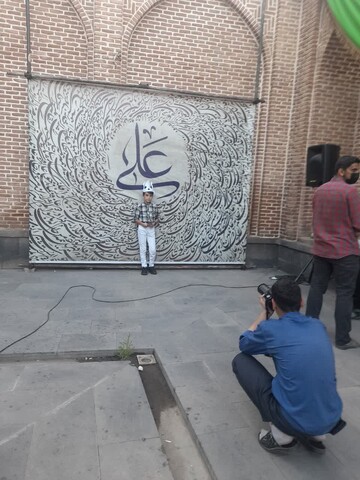 تصاویر/ اجرای برنامه جشن  و شادی در مسجد مطلب خان خوی