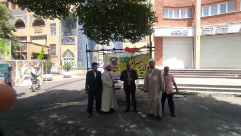 تصاویر/ جشن عیدسعید غدیر خم و ایستگاه صلواتی حوزه علمیه حضرت ولیعصر عج تبریز به همراه موکب پایگاه عباسیه