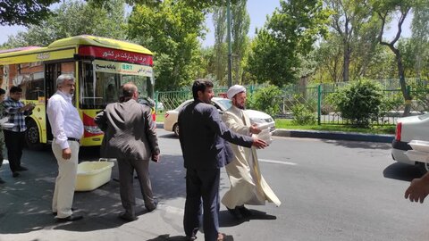 تصاویر/ جشن عیدسعید غدیر خم و ایستگاه صلواتی حوزه علمیه حضرت ولیعصر عج تبریز به همراه موکب پایگاه عباسیه