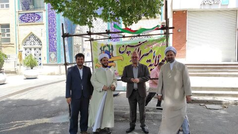 تصاویر/ جشن عیدسعید غدیر خم و ایستگاه صلواتی حوزه علمیه حضرت ولیعصر عج تبریز به همراه موکب پایگاه عباسیه