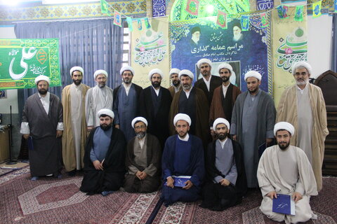 مراسم عمامه گذاری جمعی از طلاب حوزه علمیه استان زنجان