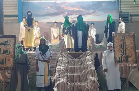 تصاویر/ بازسازی واقعه غدیرخم در شهر حسن‌آباد «یاسوکند»