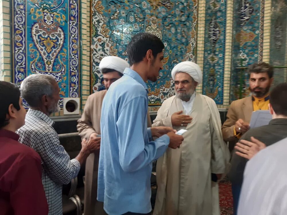 جشن بزرگ عید غدیر در مسجد صادقیه کاشان برگزار شد