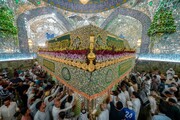 تصاویر/ حال و هوای حرم حضرت امیرالمومنین (ع) در روز عید بزرگ غدیر