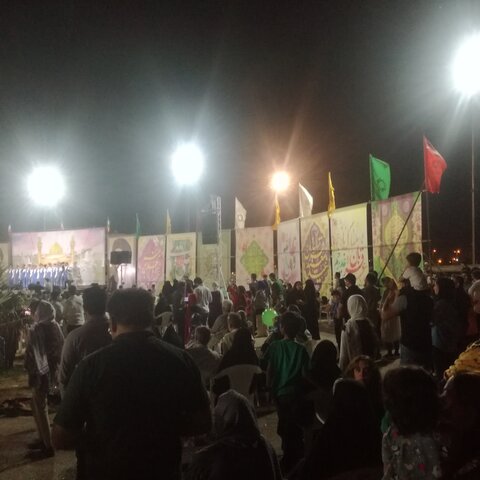 جشن غدیر در کنار ساحل بوشهر