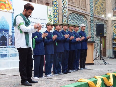 تصاویر / مراسم جشن غدیر در مدرسه علمیه سردارین قزوین