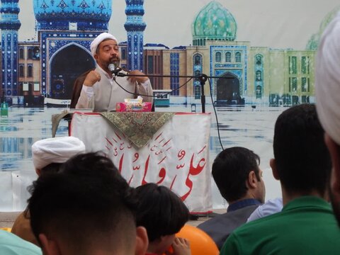 تصاویر / مراسم جشن غدیر در مدرسه علمیه سردارین قزوین