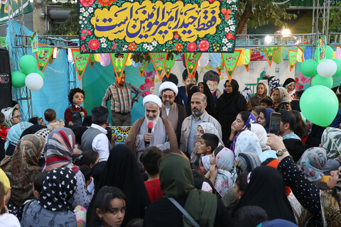 تصاویر/ برگزاری جشن غدیر در خیابان شهدای قزوین