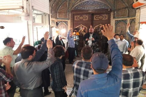 مراسم چهار پایه خوانی در «عید غدیر» در کرمانشاه