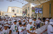 तस्वीरें/ नजफ अशरफ के 1000 अनाथों का जुलूस मुसरत हजरत अमीरुल मोमिनीन (अ) के हरम के लिए रवाना हुआ