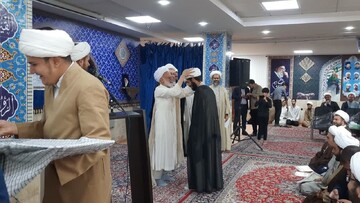 تصاویر/ آیین عمامه گذاری طلاب استان مرکزی