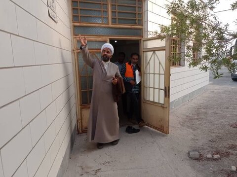 تصاویر/ بازدید رئیس اداره تبلیغات بندرلنگه از نماز خانه های مجتمع بین راهی