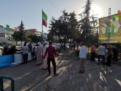 تصاویر/ ایستگاه صلواتی مدرسه علمیه حضرت ولی عصر(عج) شهرستان آستارا