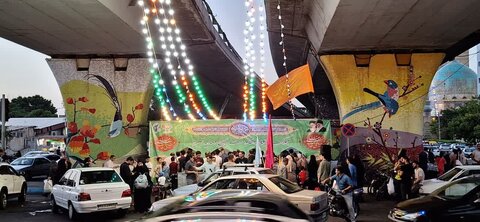 تصاویر/ مراسم و جشن موکب پایگاه مقاومت بسیج مهدیه تبریز