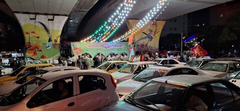 تصاویر/ مراسم و جشن موکب پایگاه مقاومت بسیج مهدیه تبریز