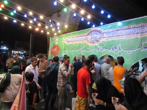 تصاویر/ مراسم و جشن موکب پایگاه مقاومت بسیج مهدیه تبریز