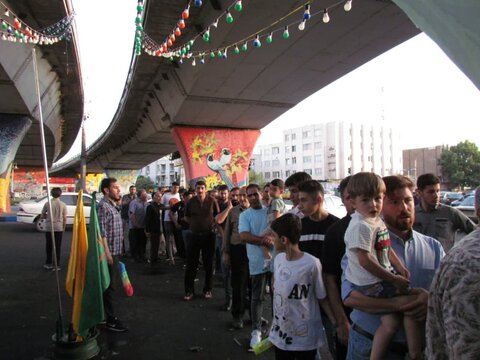 تصاویر/ مراسم و جشن موکب پایگاه مقاومت بسیج مهدیه تبریز