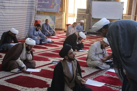 تصاویر/ برگزاری آزمون کتبی استادی مقدمات و سطح 1 در حوزه علمیه خوزستان